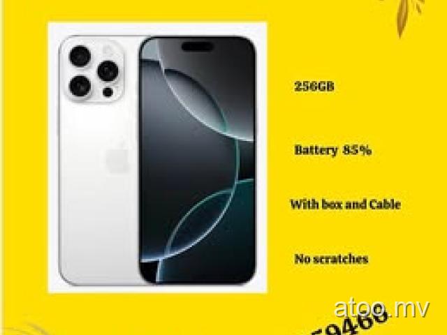 iPhone 16 pro max. 15000/-