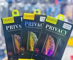 Iphone 14 pro max privacy screen protector available free delivery 9722280 /7653334 
150/