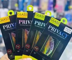 Iphone 13 pro max privacy screen protector available free delivery 9722280 //7653334 
150/