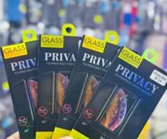 Iphone 14 privacy screen protector available free delivery 9722280 /7653334 
150/