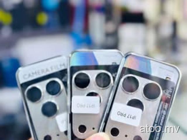 Iphone 17 Pro / 17 Pro Max Cemera lens protector available free delivery 9386540