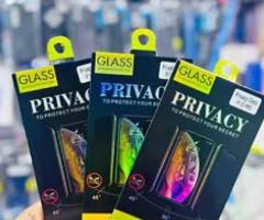 Iphone 15 pro privacy screen protector available free delivery 9722280 /7653334 
150/