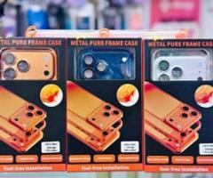 Iphone 14 pro max to 17 Pro Max Metal cover available free delivery 9722280 /7653334 
450/