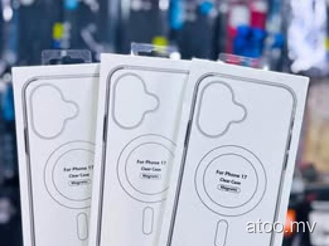 Iphone 17  transparent clear Magnetic cover available free delivery 9386540
