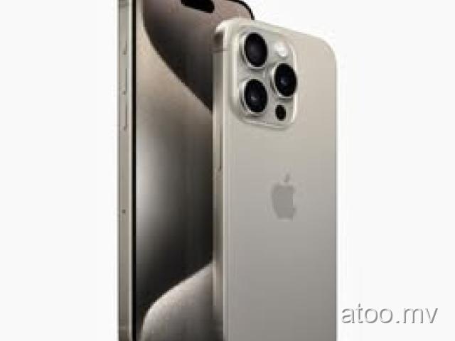 Apple iPhone 15 Pro Max, Natural Titanium | 256GB | FREE DELIVERY | +960 9740883