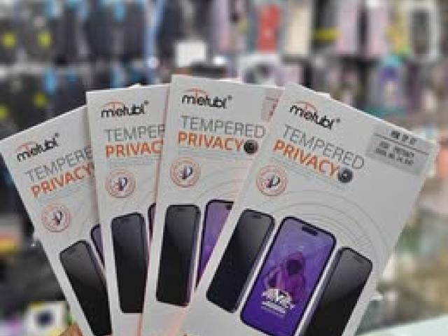 Iphone 17  privacy screen protector available free delivery 9722280/7653334