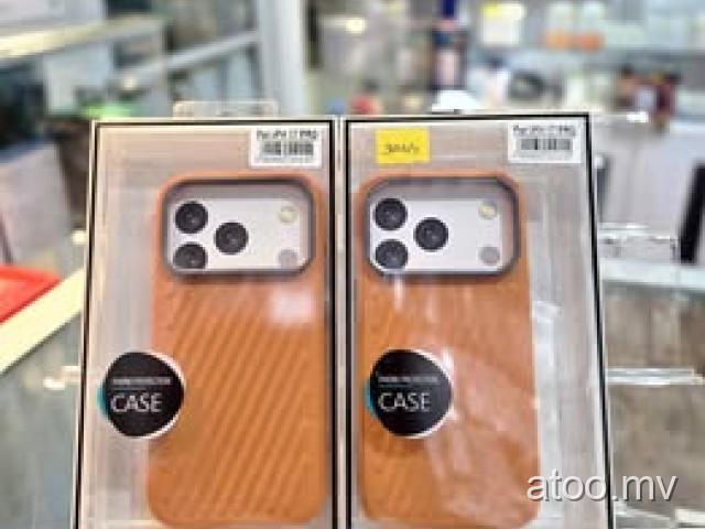 IPhone 17 Pro Premium Quality Orange Cover Available 299/- Free Delivery Call 7597216