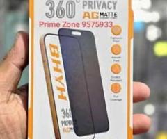 iPhone 12-All Model 360°Matt Privacy Glass Available in Prime Zone First Delivery Call 9575933