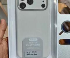 iPhone 17ProMax White Cover Available in Prime Zone First Delivery Call 7366328