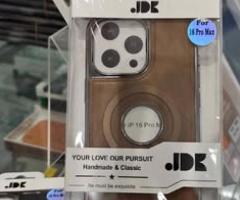 iPhone 16 Pro Max High Quality Lather With Stand Cover Available 300/ Free Delivery Call 7366328