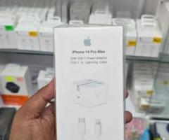 IPhone 20W USB -Power Adapter USB-C to Lightning Cable Available 399/- Free Delivery Call 7597216