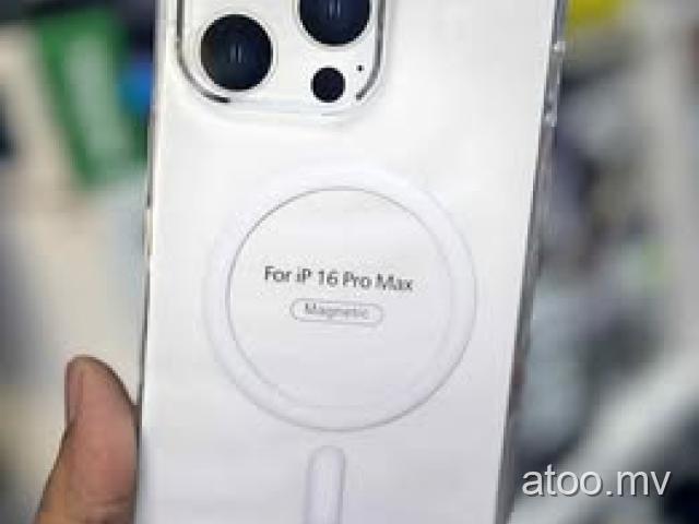 IPHONE 16pro/ 16 pro max magsafe cover 
Hard Case available 7288448/9722280 


150/-
