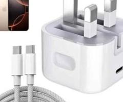 IPhone 20Watt Charger Adapter Whit C-To-C Fast cable For 15/16/17 Series Free Delivery Viber 7499241