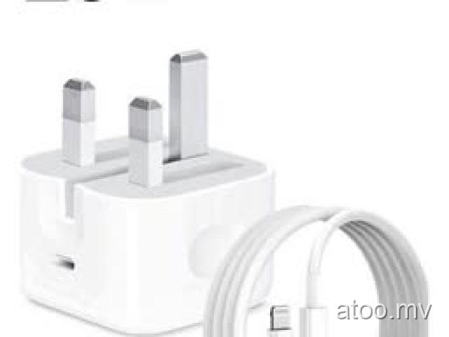 Iphone charger 20 watt adapter whit C to lighting fast cable free delivery viber 7237542