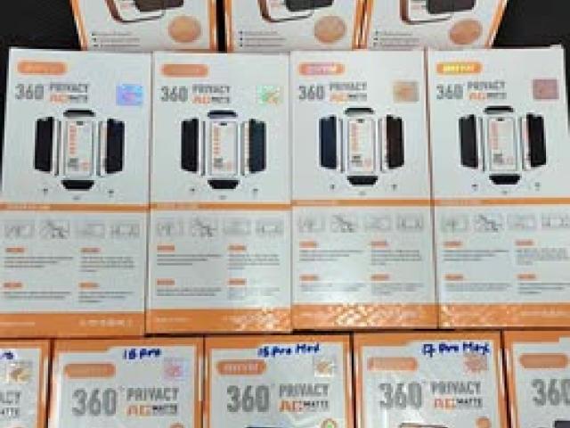 iPhone 16 Pro Max 360° Matt Privacy Glass Available in Prime Zone First Delivery Call 7366328