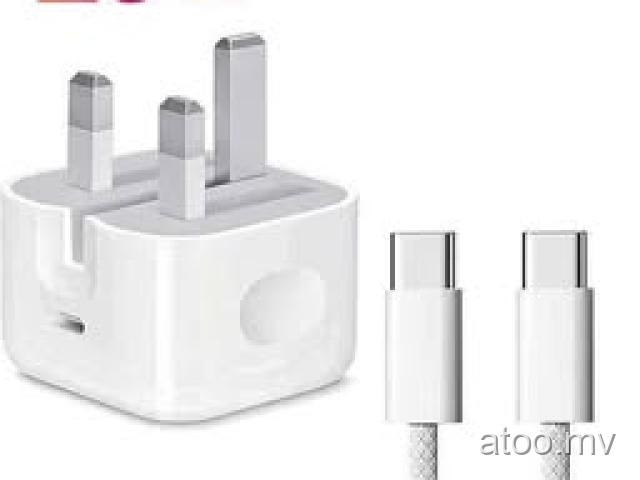 IPhone 20Watt Charger Adapter Whit C-To-C Fast cable For 15/16/17 Series Free Delivery Viber 7499241