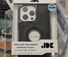 iPhone 16 Pro Max High Quality Lather With Stand Cover Available 300/Free Delivery Call 7366328