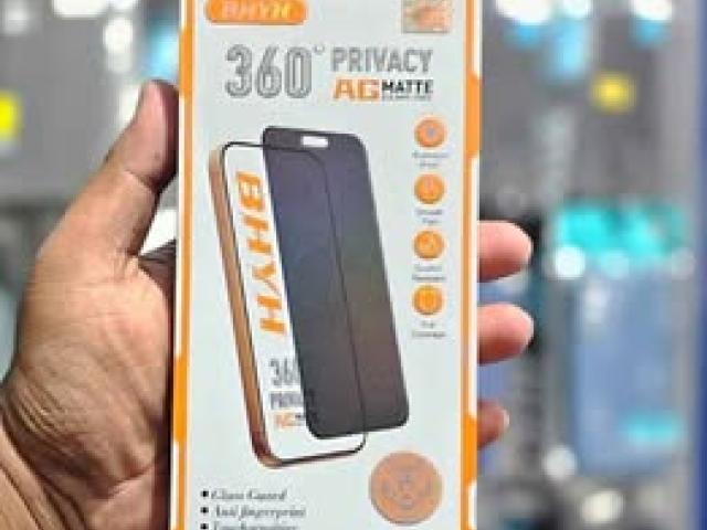 iPhone 12 Pro 360°Matt Privacy Glass Available in Prime Zone Need To Call 9575933
