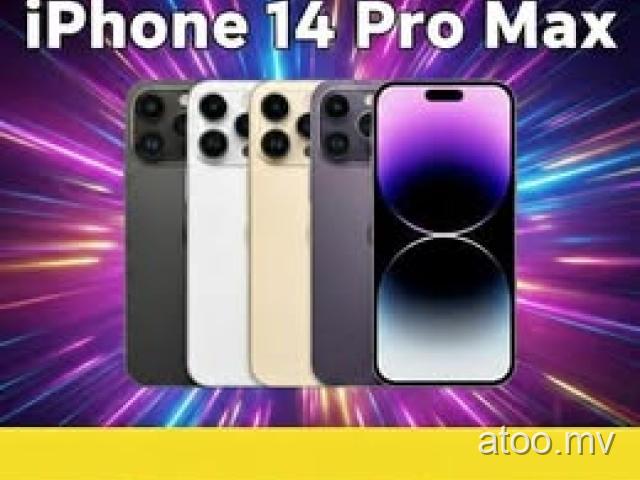 I-PHONE 14 PRO MAX -128GB- (100% ORIGINAL & SEAL IN BOX)📞 Order Now: 7676765 / 7205720