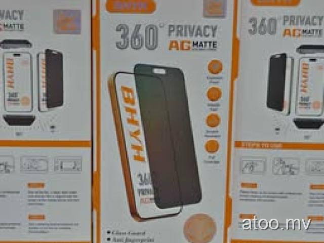 iPhone 12-All Model 360°Matt Privacy Glass Available in Prime Zone First Delivery Call 9575933