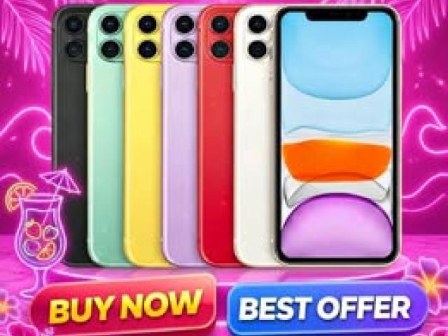 iPhone 11-128GB-100% Original & Seal In Box📞Order Now: 7676765 | 7205720