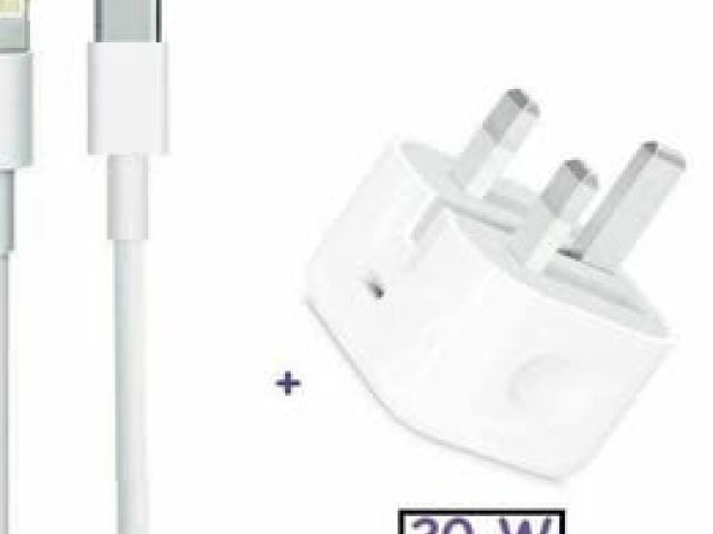 Iphone charger 20 watt adapter whit C to lighting fast cable free delivery viber 7237542