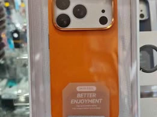 iPhone 17PRO Orange Cover Available in Prime Zone First Delivery Call 9575933