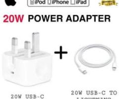 IPhone 20Watt Charger Adapter Whit C To Lighting Super Fast Cable 300/- Mvr Delivery Viber 7499241