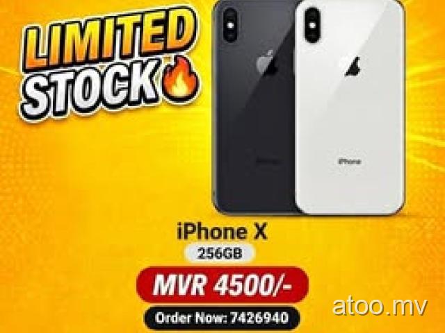 iPhone X 256gb Original Sealed box Order Now 7426940