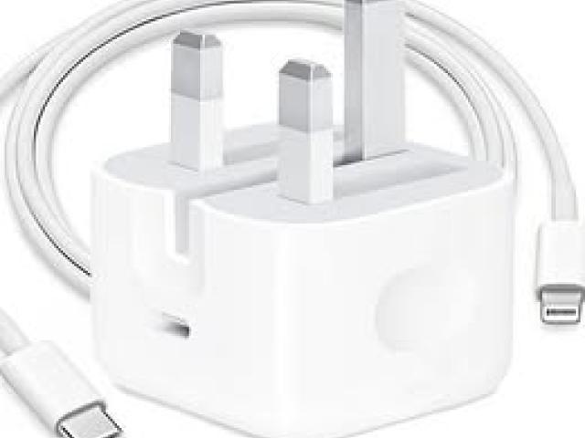 IPHONE CHARGER 25W USB CTO LIGHTNING WITH CABLE/Brand New / Free Delivery 🚚 / Call 📞- 7484488