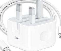 IPHONE CHARGER 25W USB CTO LIGHTNING WITH CABLE/Brand New / Free Delivery 🚚 / Call 📞- 7484488
