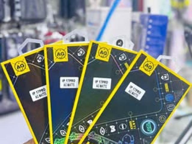 Iphone 17 Pro Matte Screen protector available free delivery 9722280 /7653334