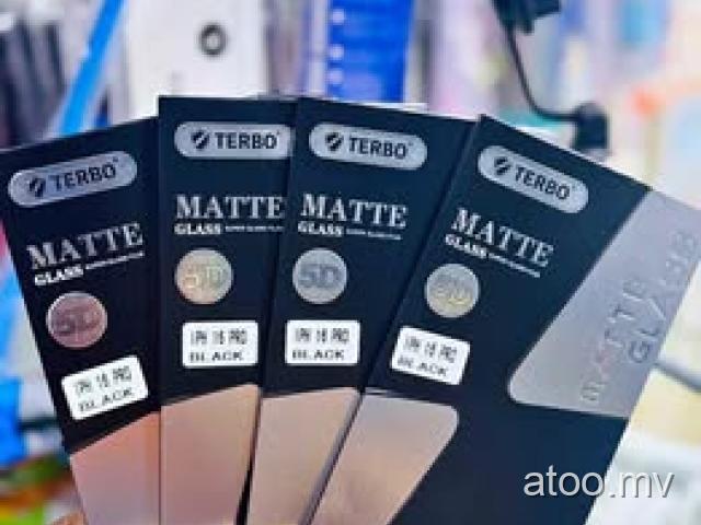 Iphone 16 Pro HD Matte Glass available free delivery 9722280/7653334