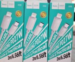 Iphone C to lightning  2m Cable available free delivery 9722280/7653334