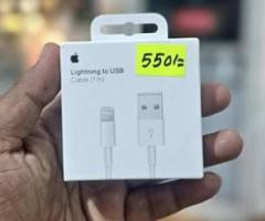 iPhone Lightning to USB Cabie Cable Original Available 499/- Free Delivery Call 7597216