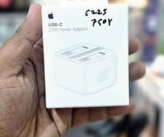 IPhone USB-C 20W Power Adapter Original Available 649/- Free Delivery Call 7597216
