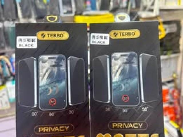 Iphone 15 pro max  matte privacy glass available free delivery 9386540