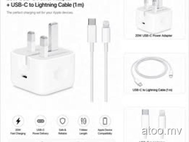 IPhone Charger 20Watt Adapter Whit C-to-Lighting Super Fast Cable 250Mvr Free Delivery Viber 7237542