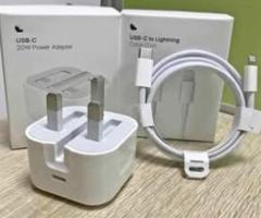 IPhone charger 20 watt adapter whit c to lighting fast cable free delivery order Viber 7499241