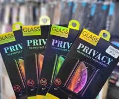 Iphone 14 privacy screen protector available Free delivery 9722280/7653334
