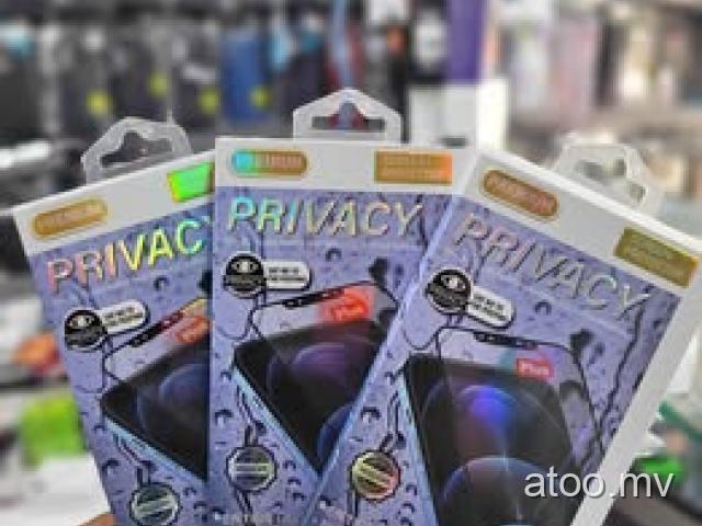 Iphone 17 pro matte privacy screen protectors available free delivery 9722280/7653334