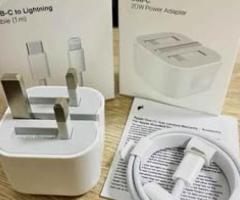 IPhone 20W Charger Adapter + Type C to Lightning Cable 1M - Free Delivery Viber 7499241