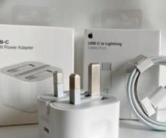 IPhone 20W Charger Adapter + Type C to Lightning Cable 1M - Free Delivery Viber 7225235