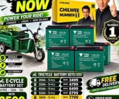 CHILWEE BATTERY SET-POWER YOUR RIDE WITH RELIABLE BATTERY POWER-CALL :- 7676765