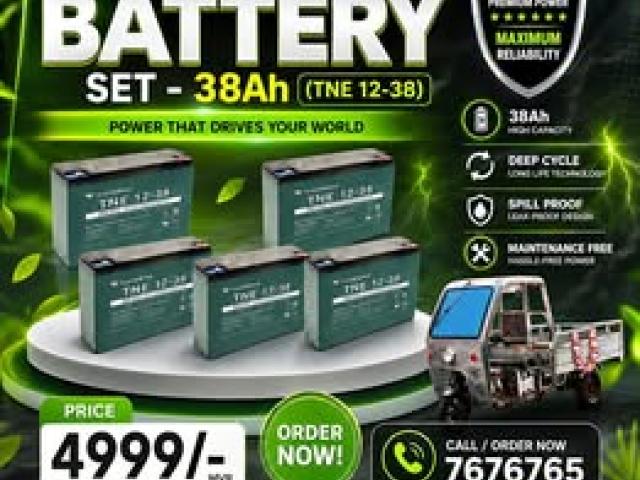 38AH TIANNENG BATTERY SET (BRAND NEW) CALL:-7676765