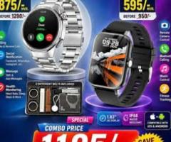 Round & Square Smartwatch Combo Apple & Android
