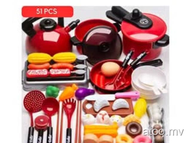 Kitchen toy set 51pcs