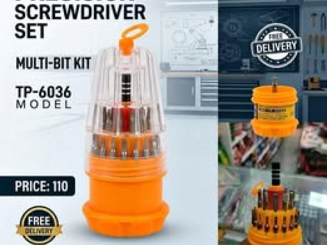 Precision Screwdriver Set | Multi-Bit Tool Kit | 110 MVR | FREE Delivery