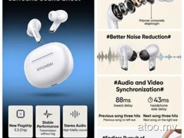 HYUNDAI Wireless Headphones 📞 9733376