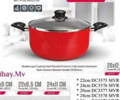 Delcasa theli Casserole with Glass Lid